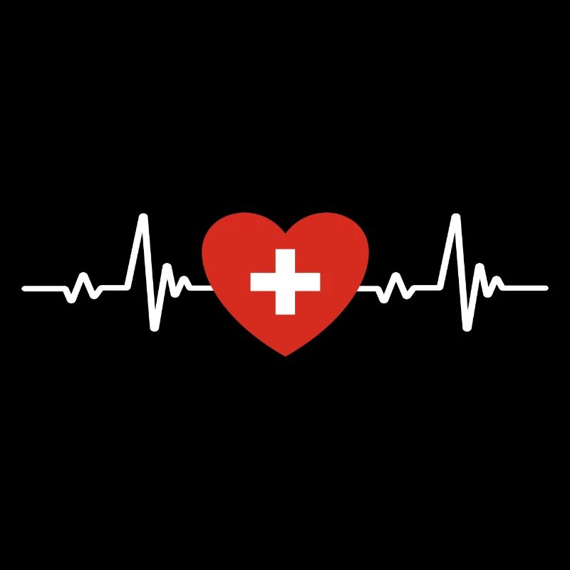 Suisse Coeur Drapeau Suisse