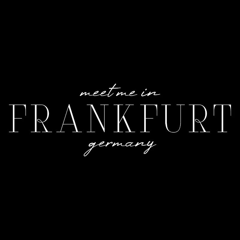 Frankfurt, Germany Elegance Style Design T-Shirt