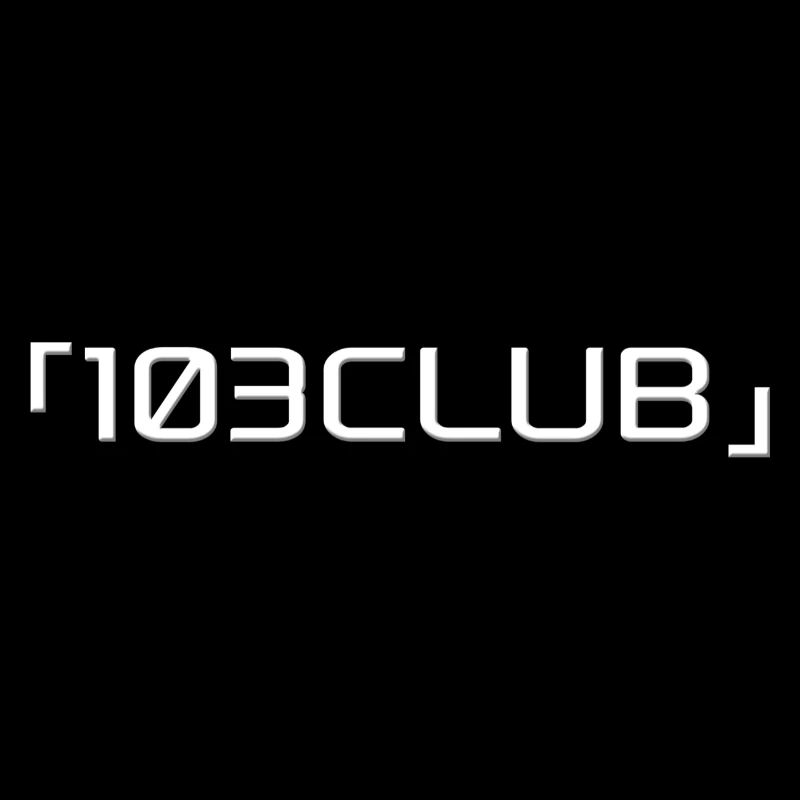 103Club Logo Single Horizontal Embossed
