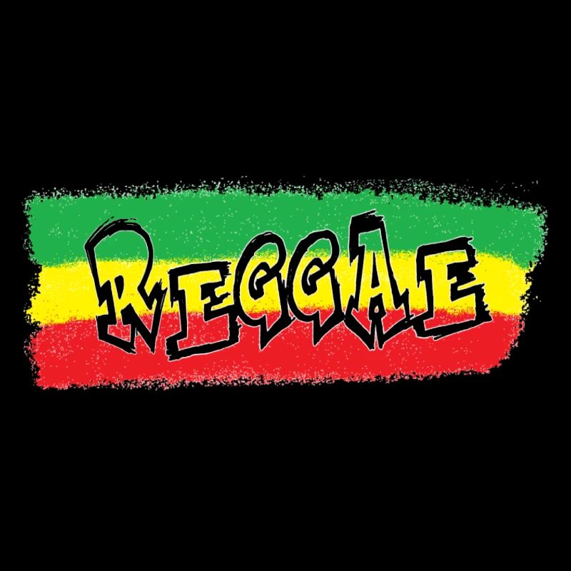 Reggae Banner Sprayed