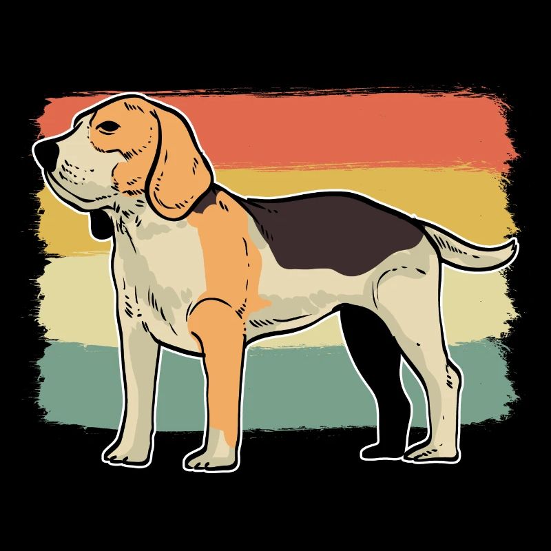 Netter Beagle Hundehalter