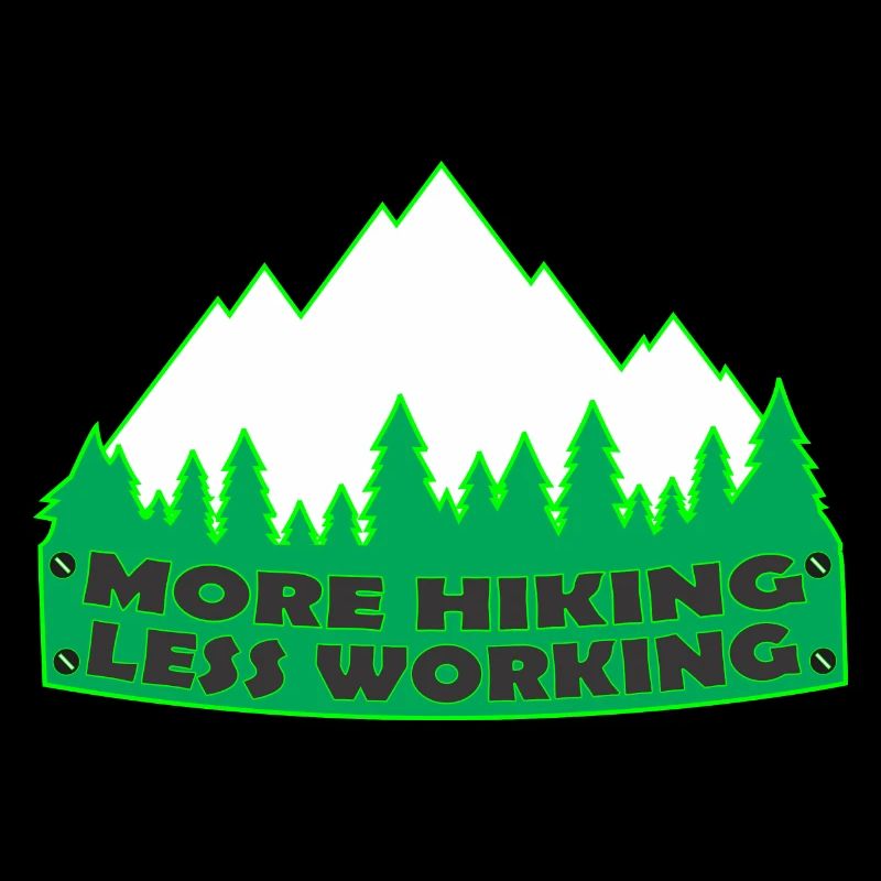 more hiking less working