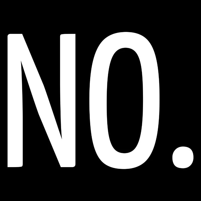 No
