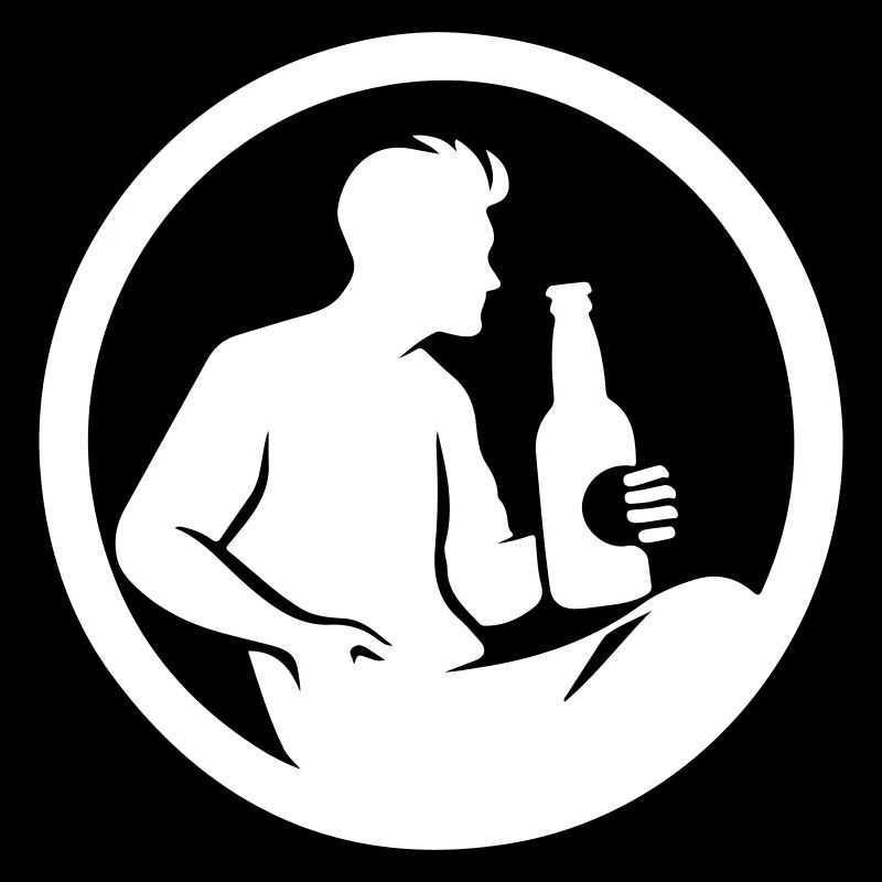 Silhouette de boisson