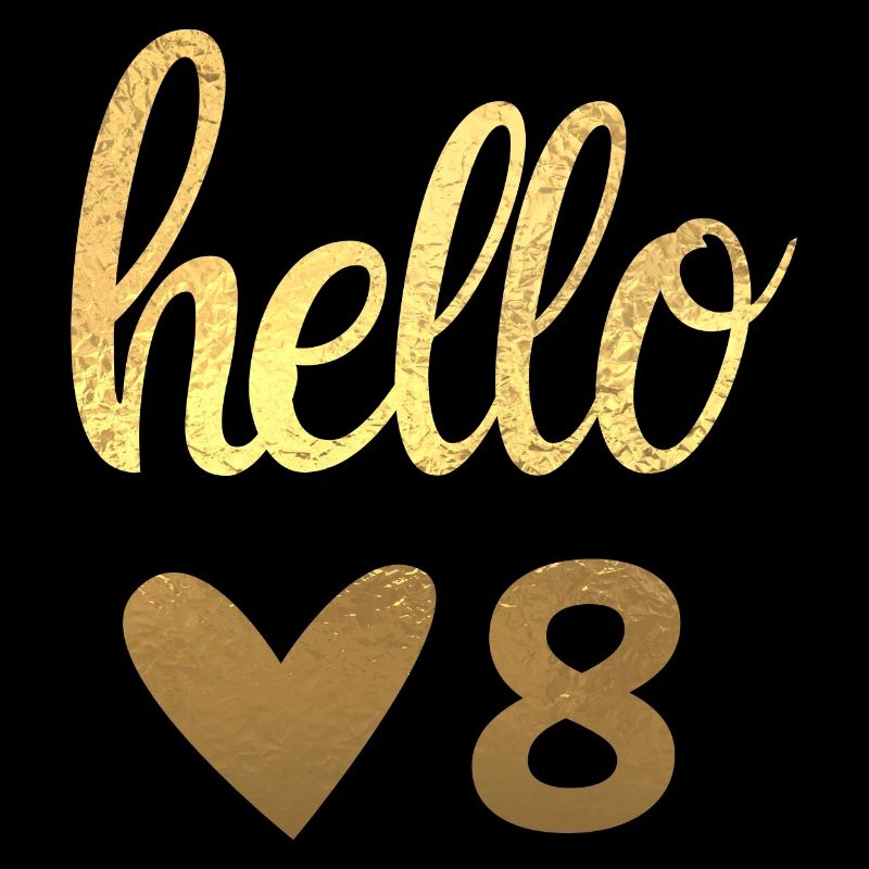 Hello 8 doré