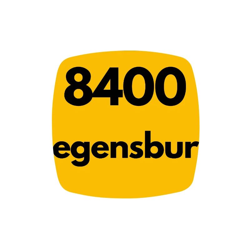 OLD POSTCODE ZIP CODE RETRO 8400 REGENSBURG