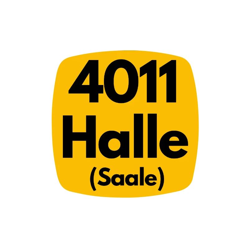 ANCIEN CODE POSTAL RÉTRO 4011 HALLE (SAAALE)