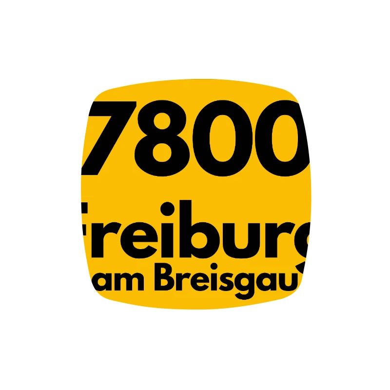 OLD POSTCODE POSTCODE RETRO 7800 FREIBURG BREISGAU