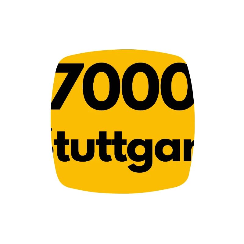 ANCIEN CODE POSTAL RÉTRO 7000 STUTTGART SCHWABE