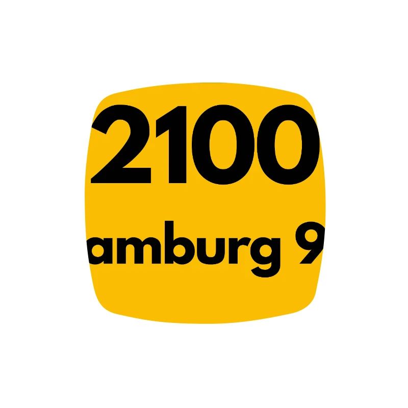 OLD POSTCODE POSTCODE RETRO 2100 HAMBURG 90 ALSTER