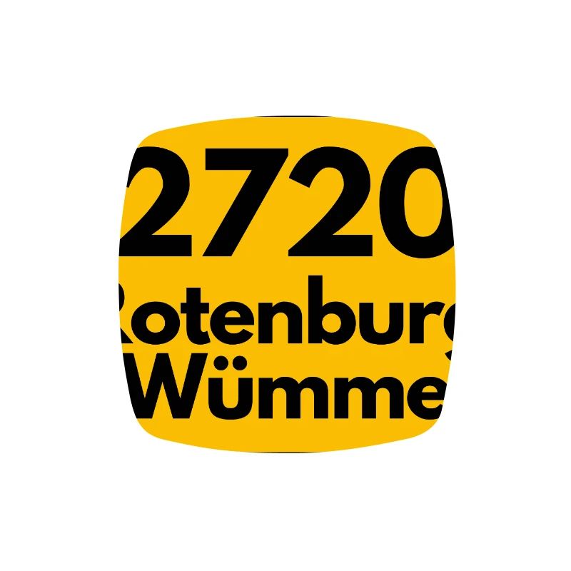 OLD POSTCODE ZIP CODE RETRO 2720 ROTENBURG WÜMME!