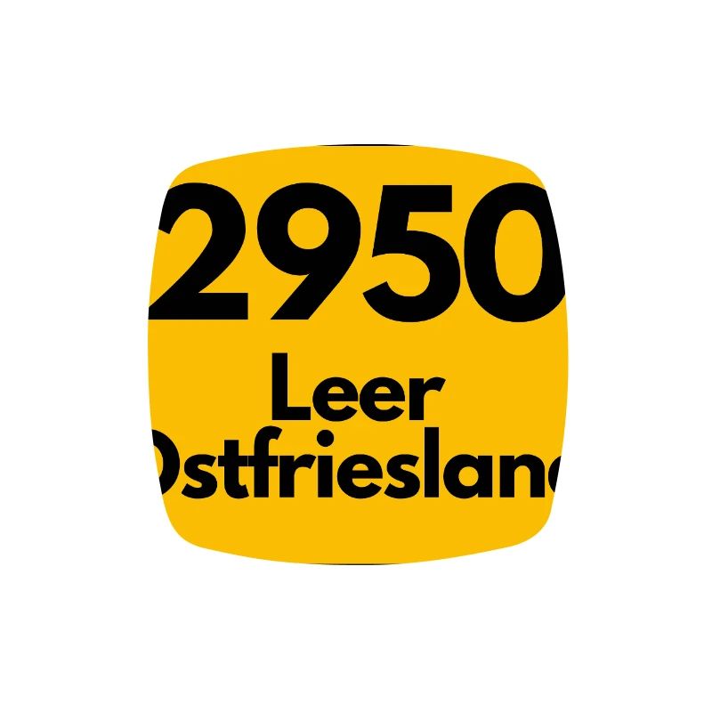 OLD POSTCODE ZIP CODE RETRO 2950 LEER EAST FRISIA