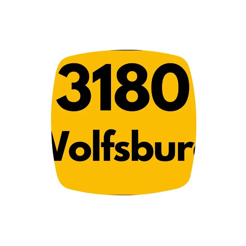 ANCIEN CODE POSTAL RETRO 3180 WOLFSBURG