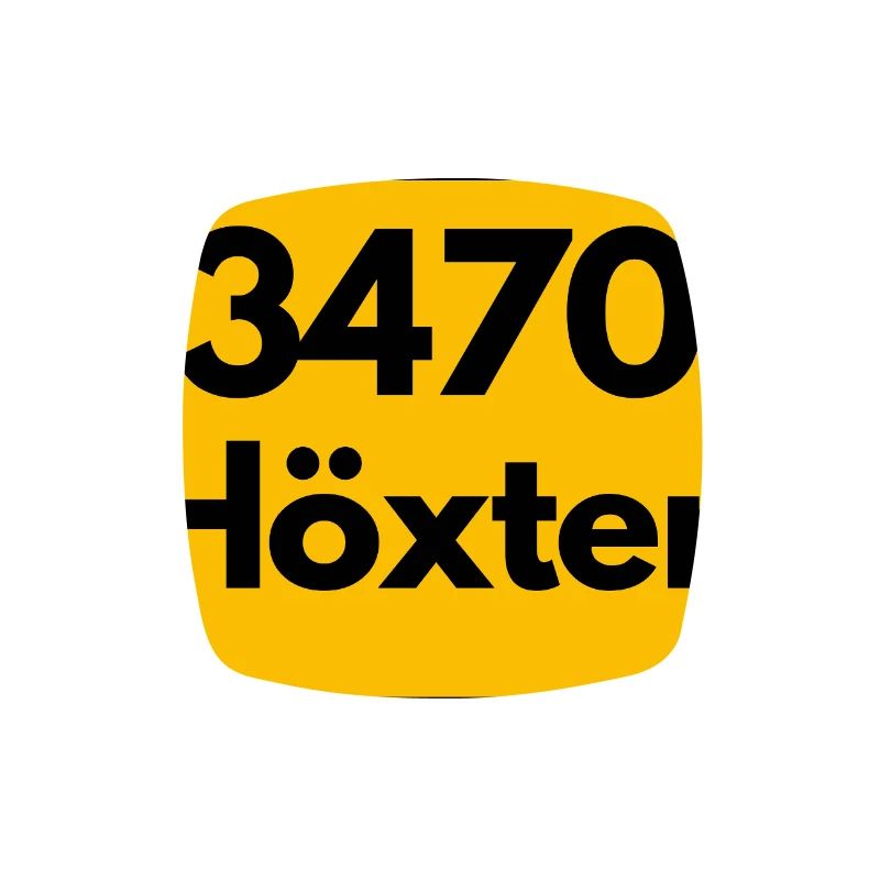 ANCIEN CODE POSTAL RETRO 3470 HÖXTER WESERHOCH