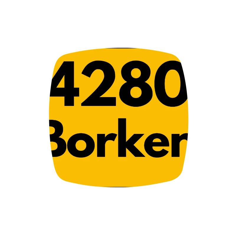 OLD POSTCODE POSTCODE RETRO 4280 BORKEN FÜNFTÜRME