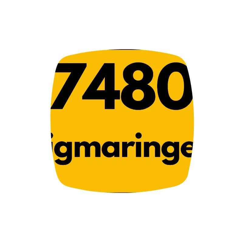 OLD POSTCODE RETRO 7480 SIGMARINGEN HEIMAT