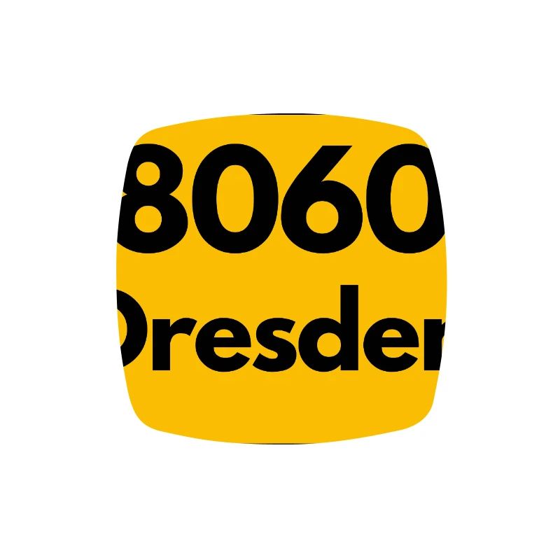 OLD POSTCODE ZIP CODE 8060 DRESDEN SAXONY