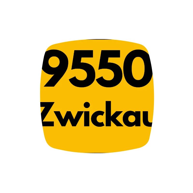ANCIEN CODE POSTAL SAXE 9550 08060 ZWICKAU