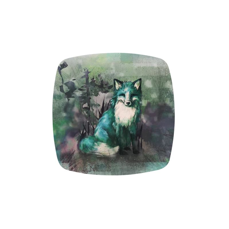 blue autumn fox