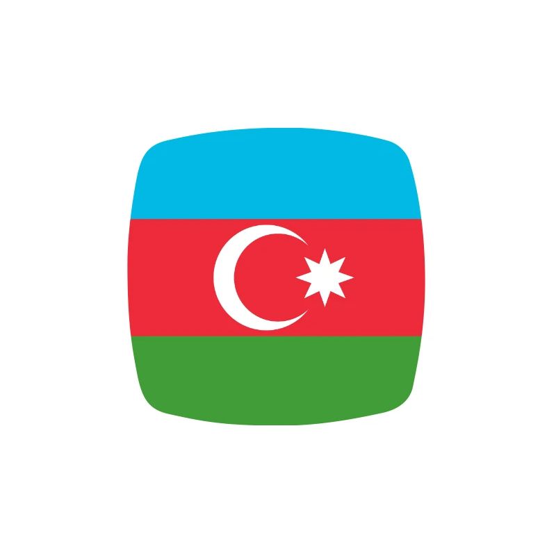conception de l'affiche drapeau du drapeau de l'Azerbaïdjan Fahne