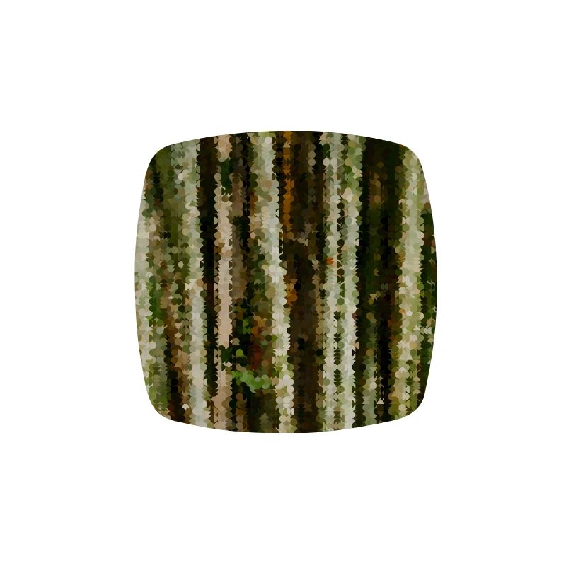 Birch Forest Pixel Stripes