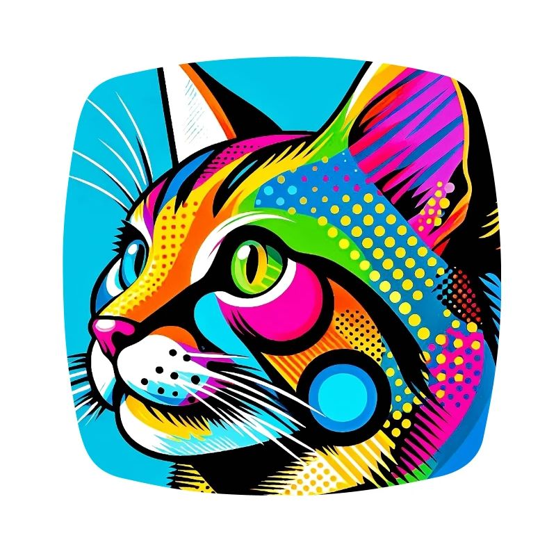 Cat Pop Art