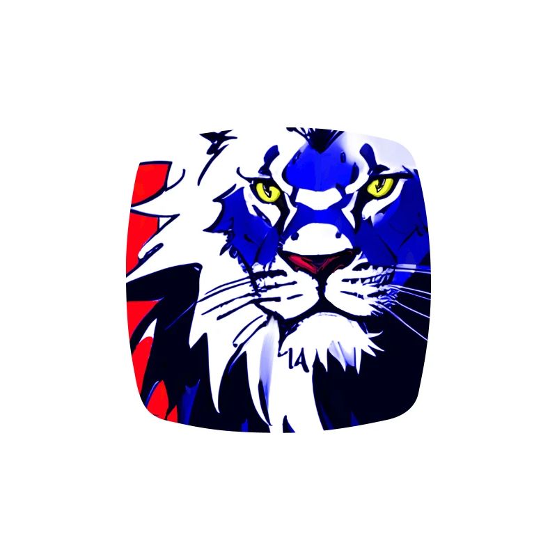 Blauer Löwe (Design1)