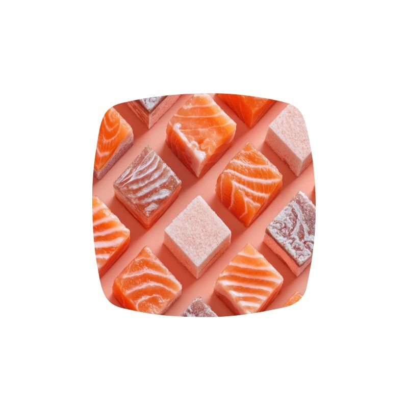 Salmon Tile Candy Grid