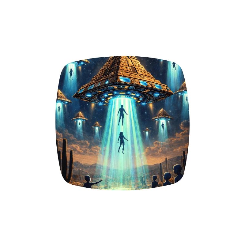 Alien UFO Pyramid Rocket
