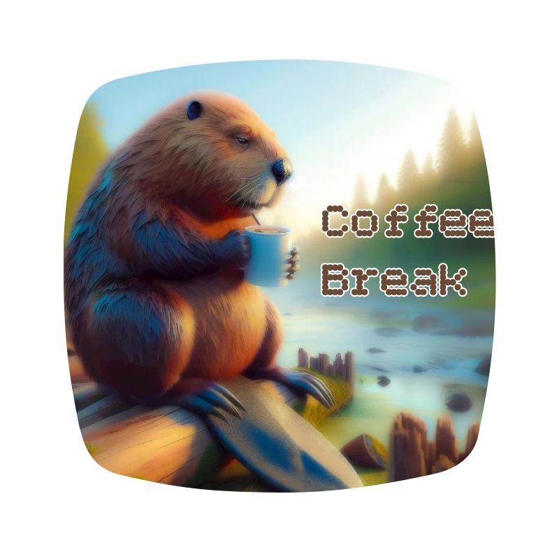 Pause-café castor