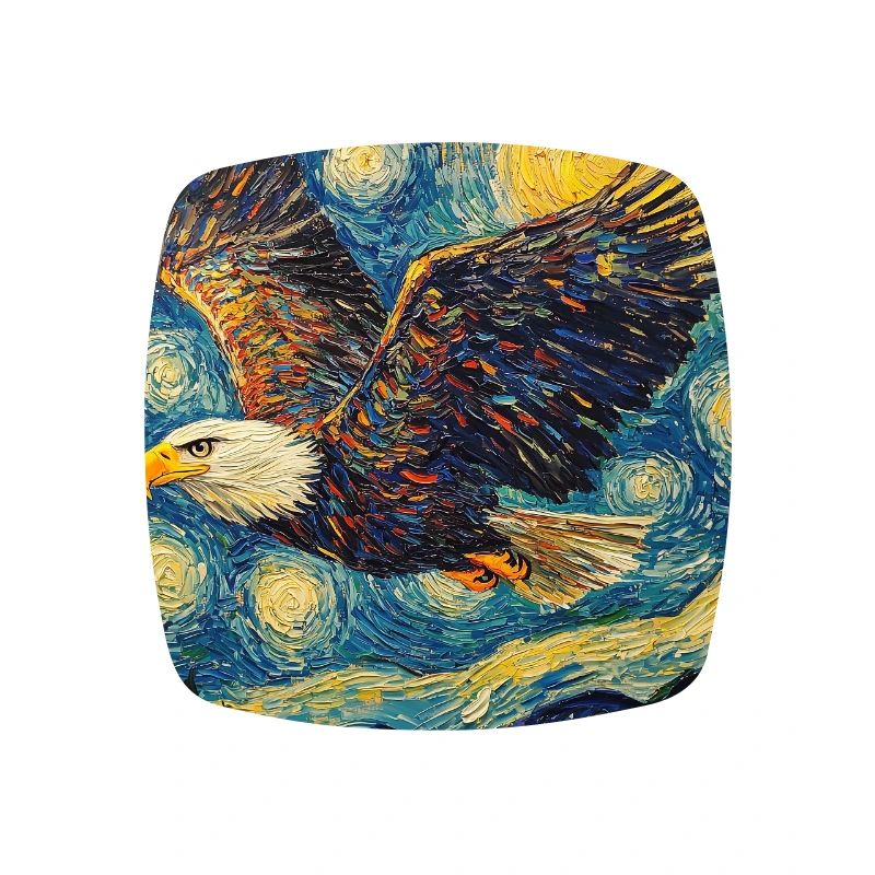 Eagle Bird Van Gogh Style Starry Night