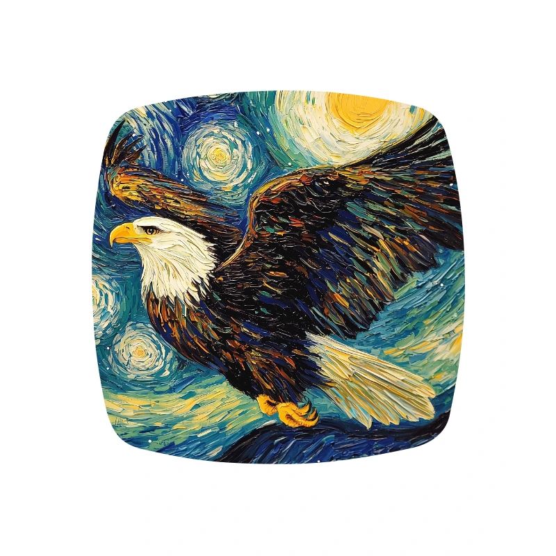 Eagle Bird Van Gogh Style Starry Night