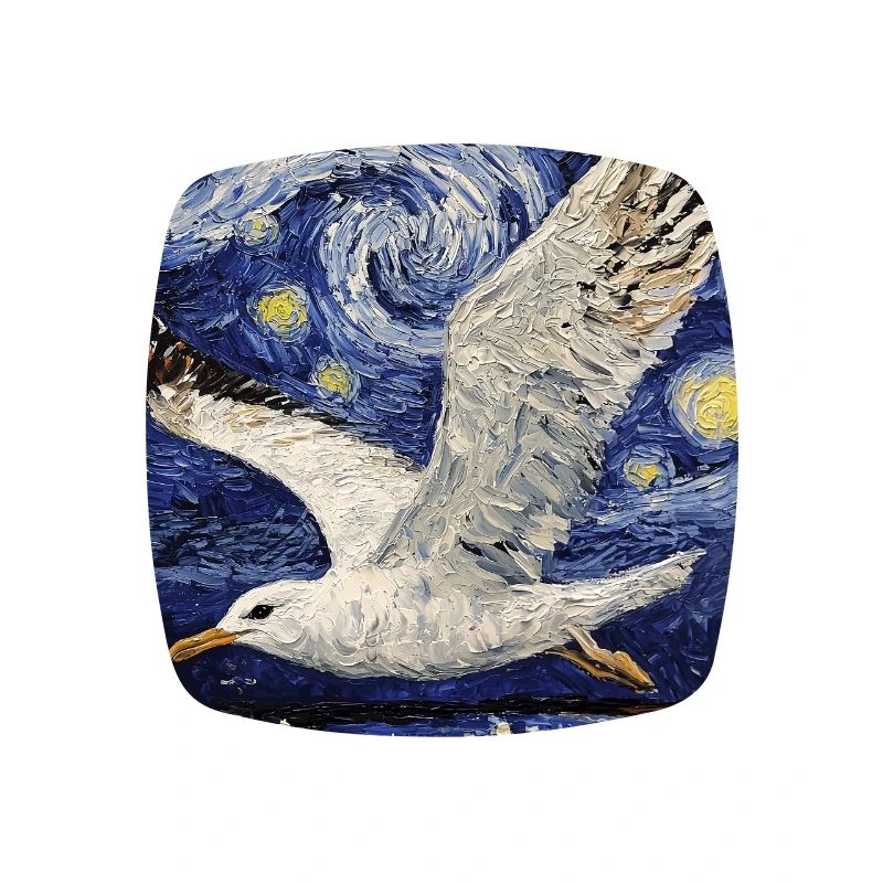 Möwe Vogel Van Gogh Style Starry Night