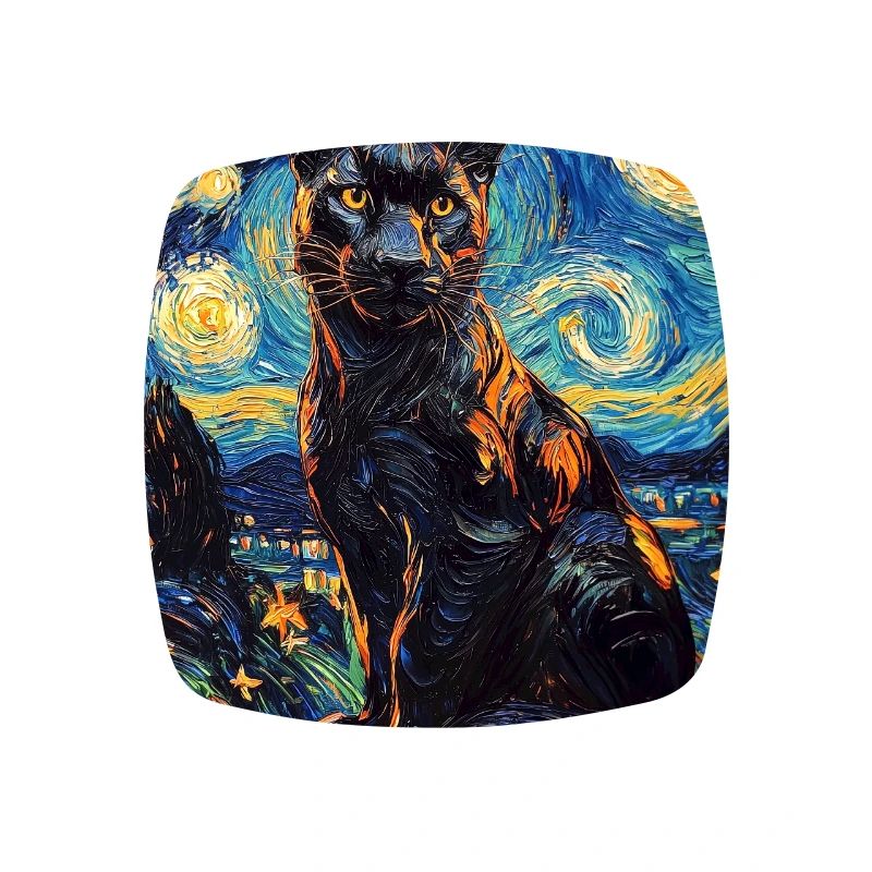 Panther Van Gogh Style Starry Night