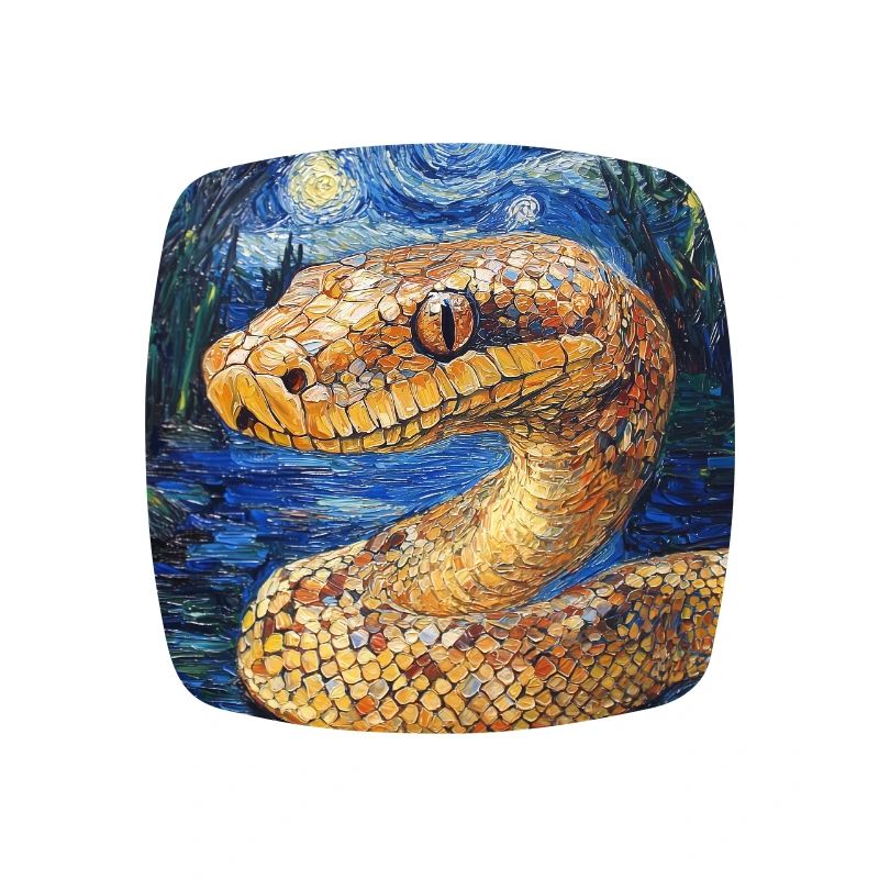  Schlange Python Van Gogh Style Starry Night
