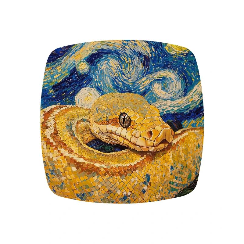 Snake Python Van Gogh Style Starry Night