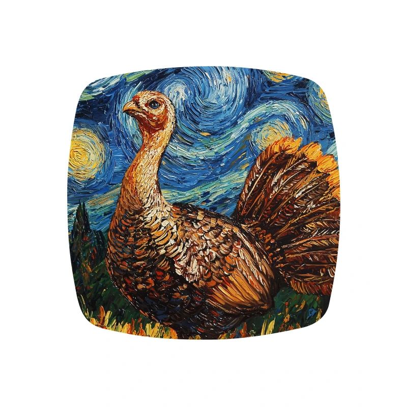 Oiseau de dinde à la Van Gogh