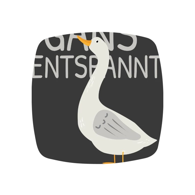 Goose Relaxed – Humorous Relax Design
