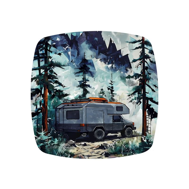 Explore the Unknown Forest Camper