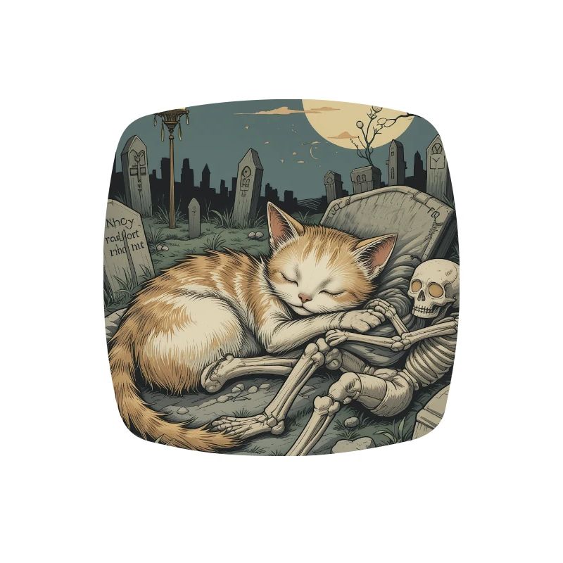 Moonlit Graveyard Kitten