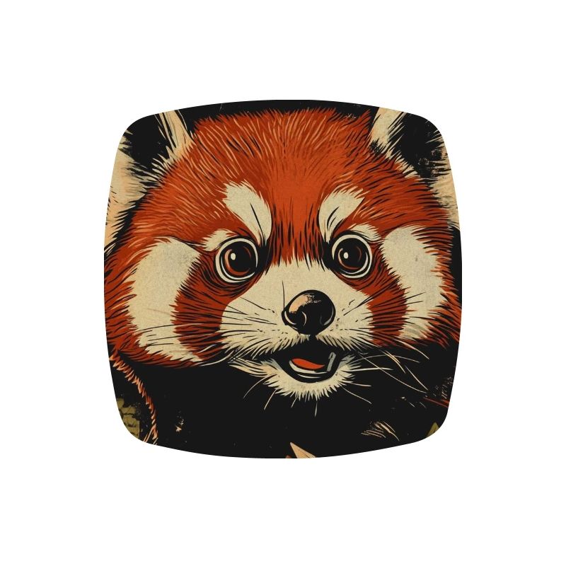 Panda rouge dans la Forêt d’Automne