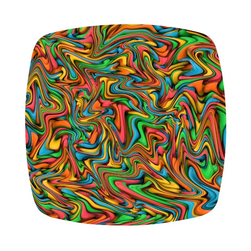 conception d’affiche colorée texture vibrante couleurs