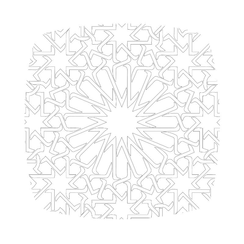 pattern maroc black and white