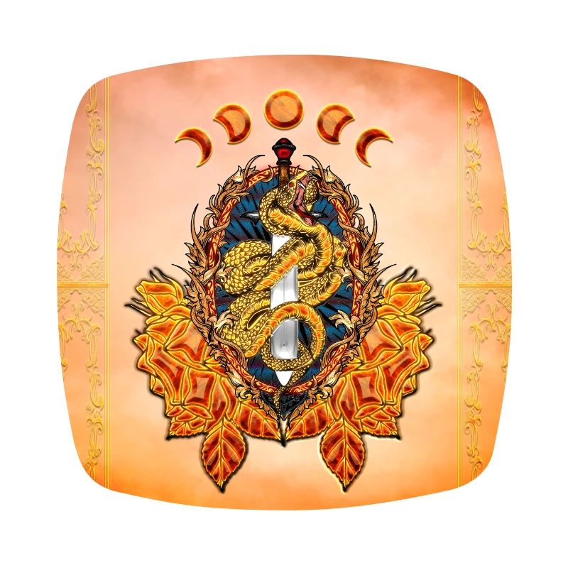 Superbe serpent avec épée