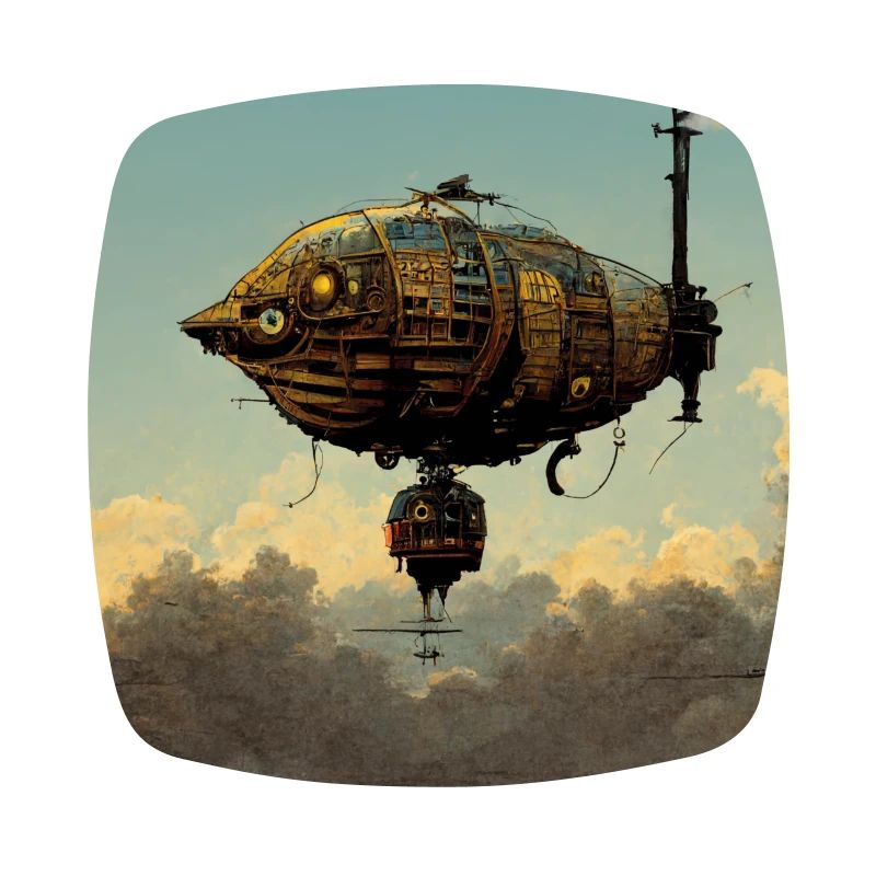 Dirigeable Steampunk