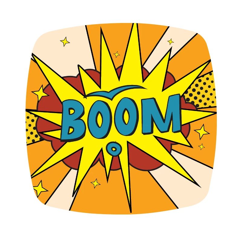 Boom Comic Explosion Stil