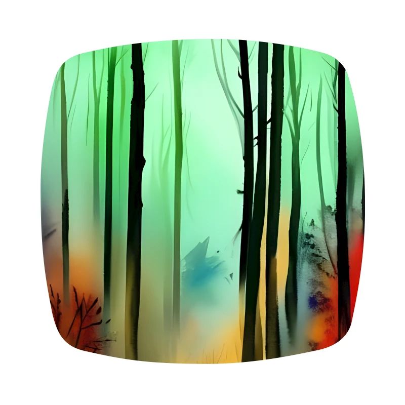 Forêt d’aquarelle d’automne