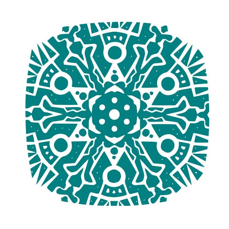 Modèle Mandala Maya