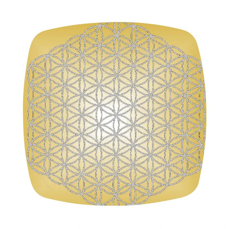 Blume des Lebens silber - 5. Dimension