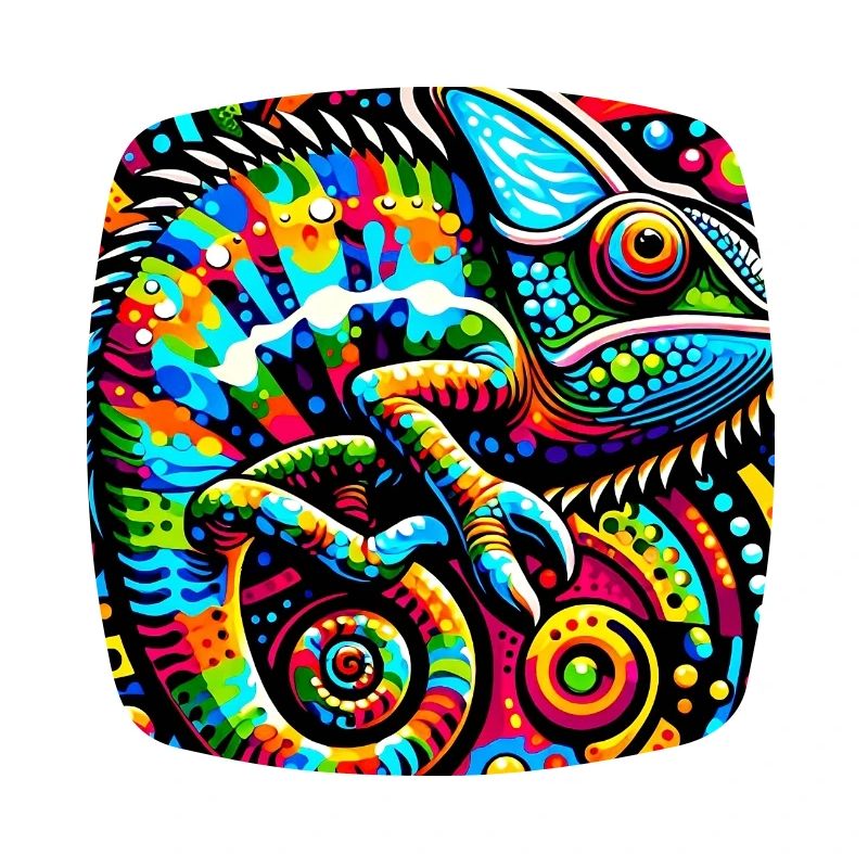 Chameleon Pop Art